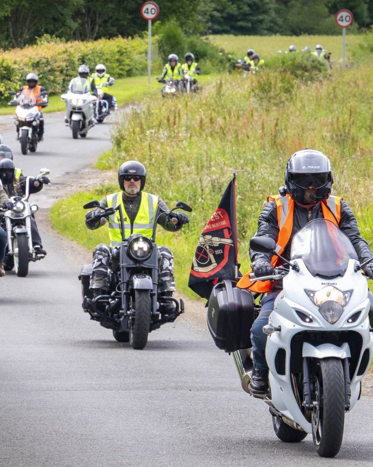 Bikes and trikes on the ride-out