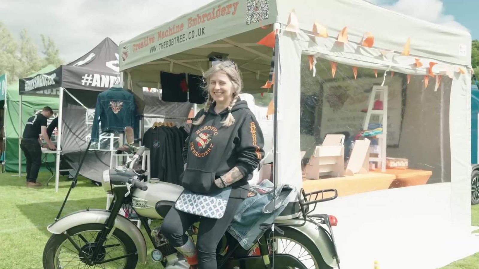 A trade stand at the fest